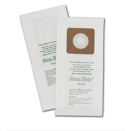 Green Klean Microplus For Bissell Green Kleanh-Bis7 Microplus 3 Ply Ecological Vacuum Bags, 75Pk GKH-BIS7